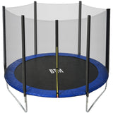 6FT Trampoline High Specification with with Jumping Sheet, Safety Enclosure Nets, Ladder and Anchor Kit, Outdoor Trampoline for Adults/Kids_39