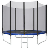 6FT Trampoline High Specification with with Jumping Sheet, Safety Enclosure Nets, Ladder and Anchor Kit, Outdoor Trampoline for Adults/Kids_21