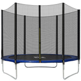 8FT Trampoline High Specification with with Jumping Sheet, Safety Enclosure Nets, Ladder and Anchor Kit, Outdoor Trampoline for Adults/Kids_2