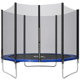8FT Trampoline High Specification with with Jumping Sheet, Safety Enclosure Nets, Ladder and Anchor Kit, Outdoor Trampoline for Adults/Kids_14