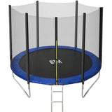 6FT Trampoline High Specification with with Jumping Sheet, Safety Enclosure Nets, Ladder and Anchor Kit, Outdoor Trampoline for Adults/Kids_40