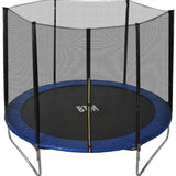 8FT Trampoline High Specification with with Jumping Sheet, Safety Enclosure Nets, Ladder and Anchor Kit, Outdoor Trampoline for Adults/Kids_4