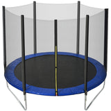 6FT Trampoline High Specification with with Jumping Sheet, Safety Enclosure Nets, Ladder and Anchor Kit, Outdoor Trampoline for Adults/Kids_1