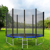 6FT Trampoline High Specification with with Jumping Sheet, Safety Enclosure Nets, Ladder and Anchor Kit, Outdoor Trampoline for Adults/Kids_3