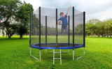 6FT Trampoline High Specification with with Jumping Sheet, Safety Enclosure Nets, Ladder and Anchor Kit, Outdoor Trampoline for Adults/Kids_8