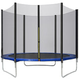 6FT Trampoline High Specification with with Jumping Sheet, Safety Enclosure Nets, Ladder and Anchor Kit, Outdoor Trampoline for Adults/Kids_15