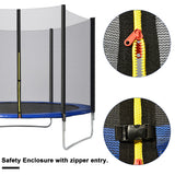 6FT Trampoline High Specification with with Jumping Sheet, Safety Enclosure Nets, Ladder and Anchor Kit, Outdoor Trampoline for Adults/Kids_17