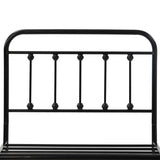 Metal Bed Frame, 3FT Solid Platform Bed with Headboard and Footboard for Adult Kids Teenagers, Steel Slat Support, Underbed Storage Space (Single 90*190 cm, Black)_5