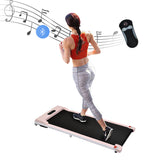 [New] Folding Treadmill for Home Office Use,Under Desk Treadmill,1-6KM/H, Portable Walking Running Machine with Bluetooth Speaker, Remote Control, LCD Display, Phone Holder._22