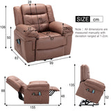 (288585578BAA)Power Lift Recliner,Lift Chairs Recliners for Elderly, Electric Massage Heating Chair for Seniors Living Room Armchair-Tech cloth_15