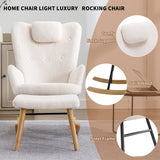 Rocking Chair Rocker Chair Single Recliner Casual Lounger Lounge Chair Cushion for Living Room Bedroom_21