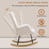 Rocking Chair Rocker Chair Single Recliner Casual Lounger Lounge Chair Cushion for Living Room Bedroom_23