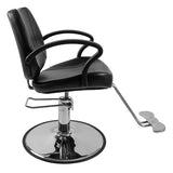 Black Woman Barber Chair